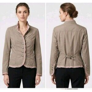 Taifun Collection Button Jacket Size 12 Beige